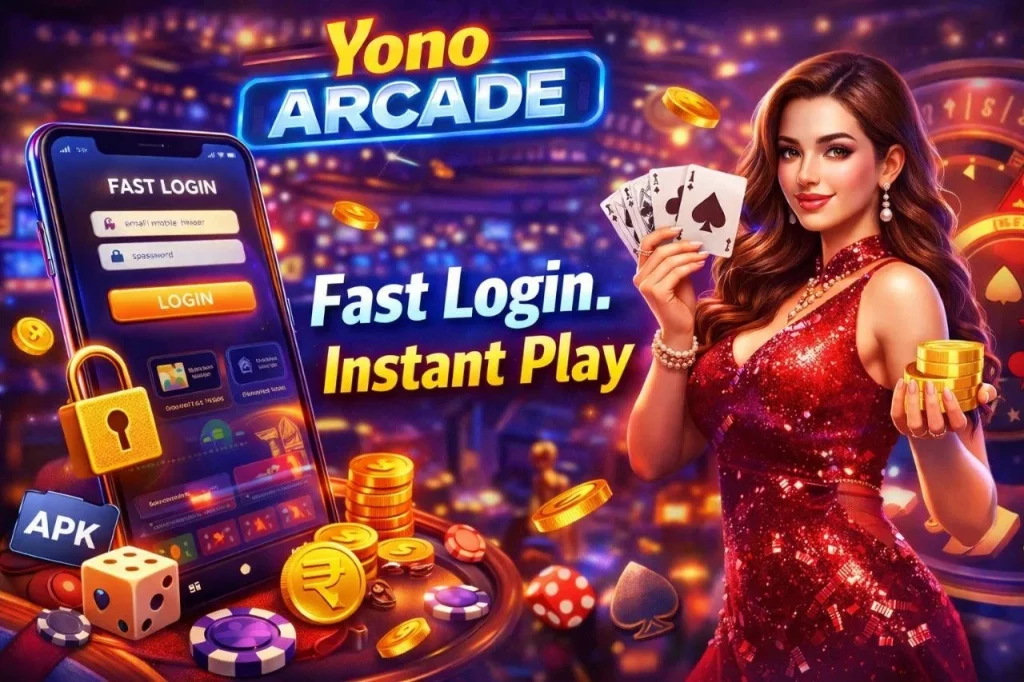 Yono Arcade Login Guide showing fast and secure access to gaming platform in India