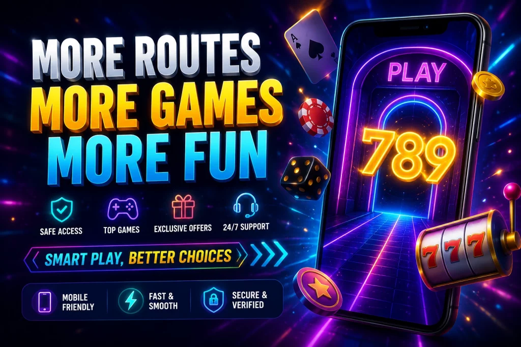 Yono Arcade 789 guide banner featuring a neon gaming portal, glowing 789 numbers, mobile casino interface, arcade-style symbols, slot machine reels, playing cards, gaming controller, rupee-inspired coins, secure access icons, and colorful futuristic lights for Indian players.